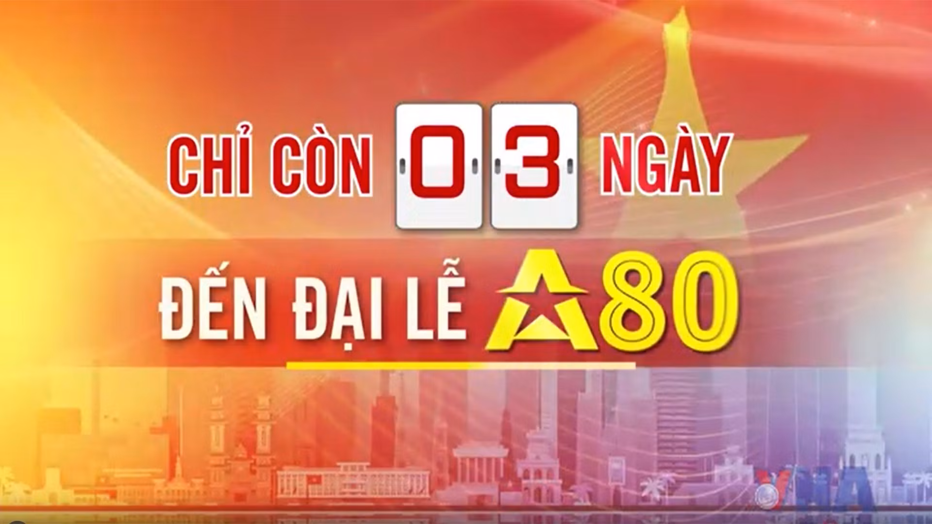 Đếm ngược A80 ngày 31/8/2025