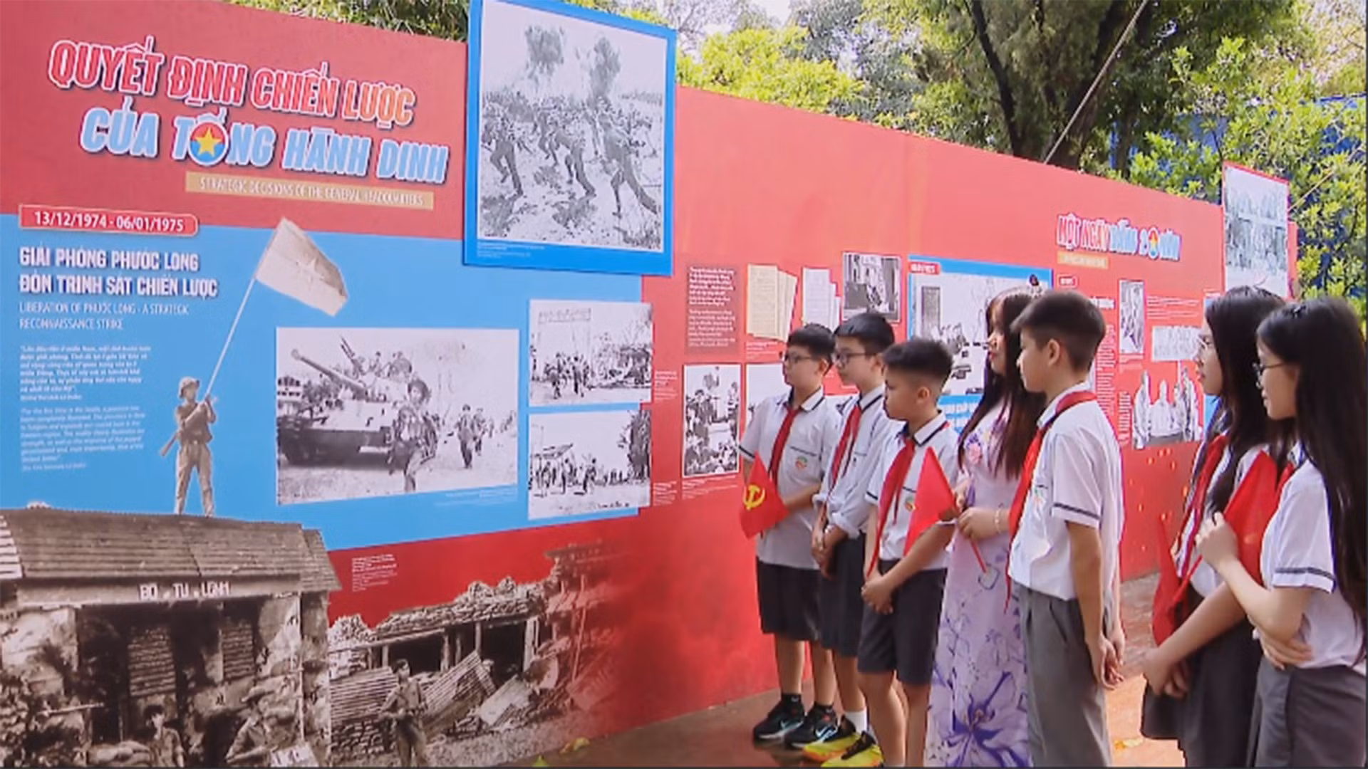 Bài học lịch sử từ triển lãm 'Con đường thống nhất' tại Di tích Cách mạng Nhà và Hầm D67