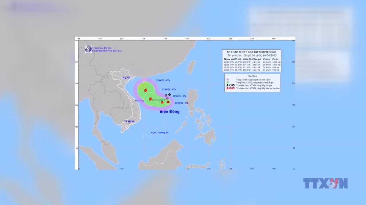 Những khu vực nào có nguy cơ bị ảnh hưởng nếu bão số 1 hình thành?