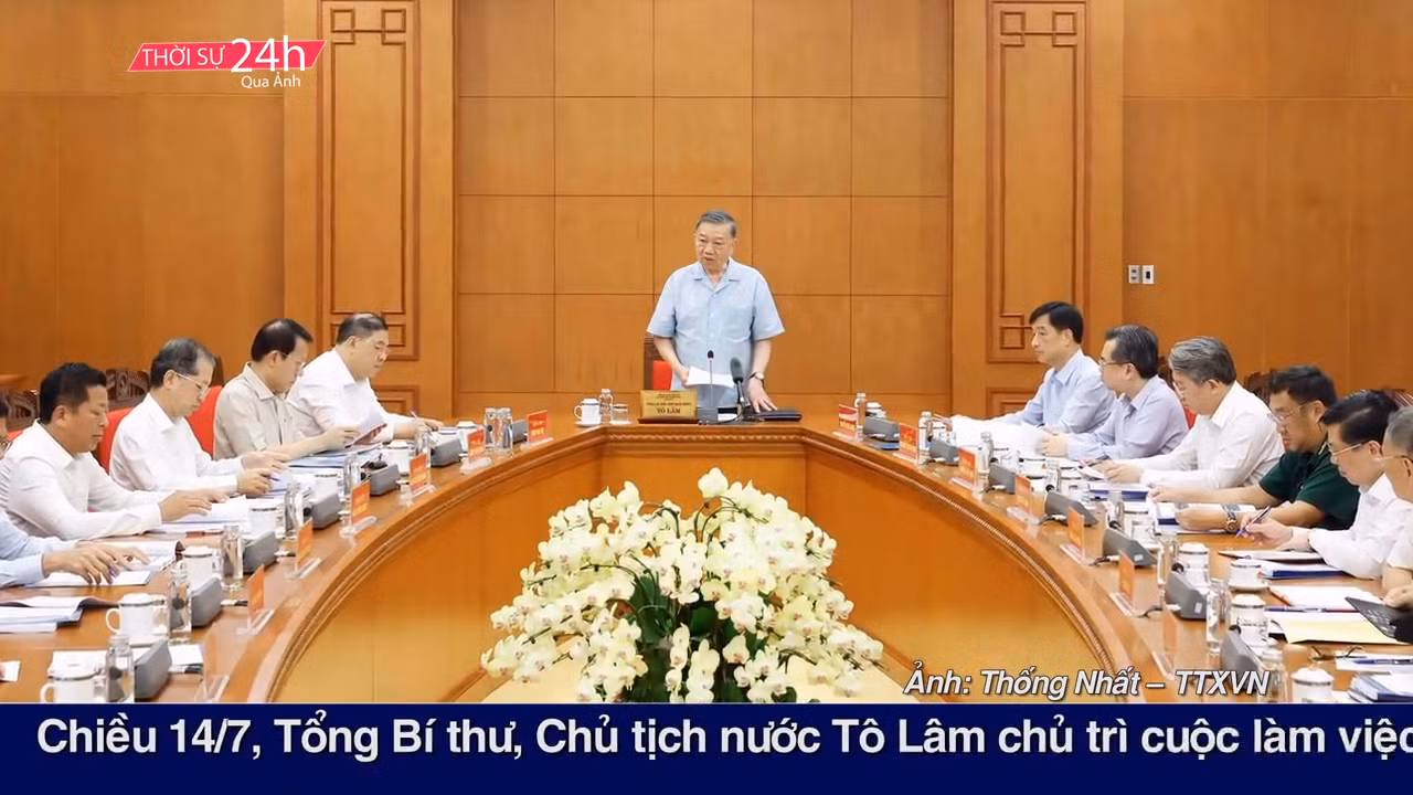 Thời sự 24h qua ảnh chiều 14/7