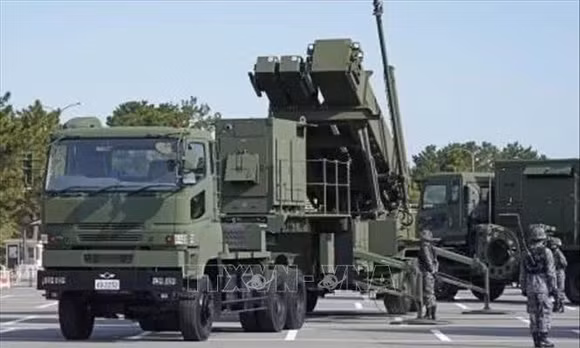 Hệ thống tên lửa Patriot. Ảnh: Kyodo/TTXVN
