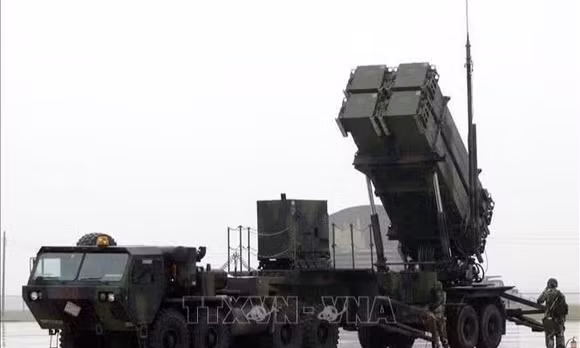 Hệ thống phòng thủ tên lửa Patriot PAC-3 của Mỹ. Ảnh minh họa: AFP/TTXVN (Không được phép chia sẻ, khai thác bởi bên thứ ba)