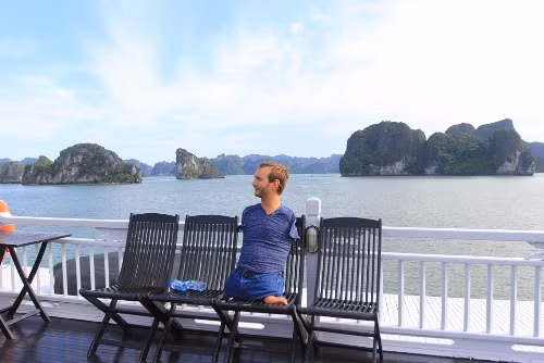 Nick Vujicic và chuyến tham quan thú vị tại Vịnh Hạ Long ảnh 4