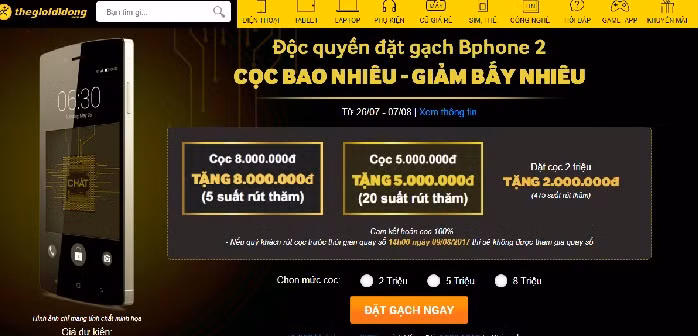 Chưa ra mắt, đã có trên 1.350 người ‘đặt gạch’ mua Bphone 2 ảnh 1
