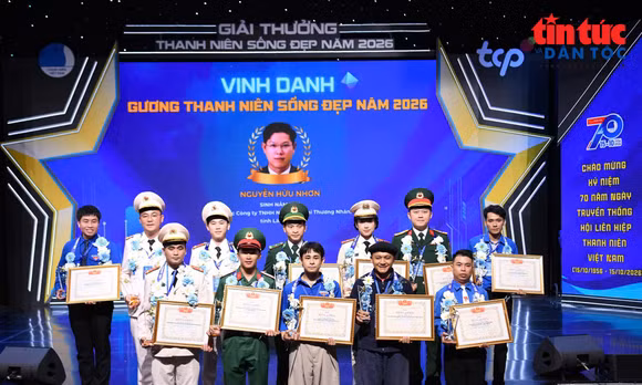 Tôn vinh những gương thanh niên sống đẹp 2026.