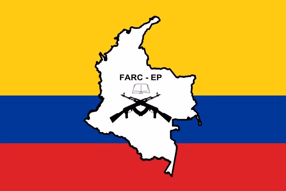 Biểu tượng của Lực lượng Vũ trang Cách mạng Colombia (FARC). Ảnh minh họa: Wikipedia
