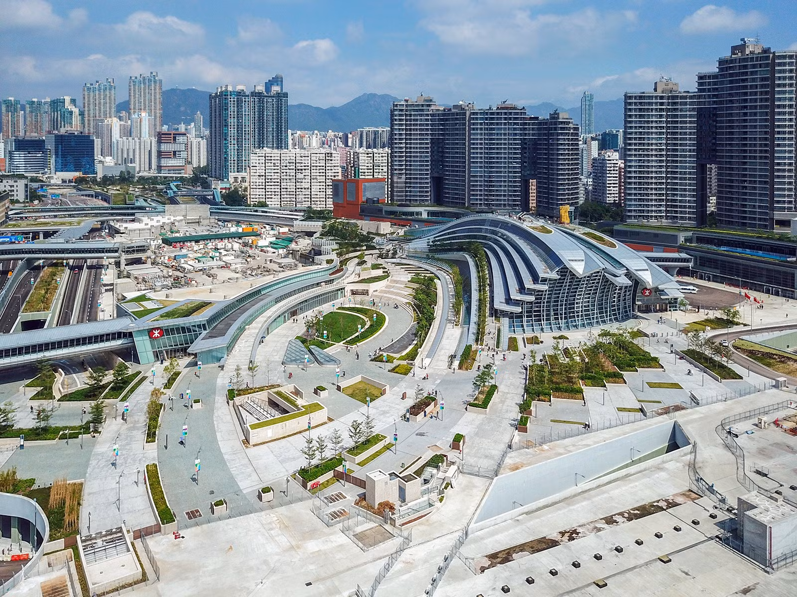 Quang cảnh ga Tây Cửu Long, Hong Kong. Ảnh: Wikimedia Commons