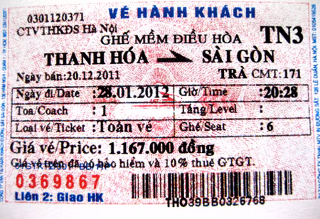 Phá đường dây làm vé tàu Tết giả ảnh 1