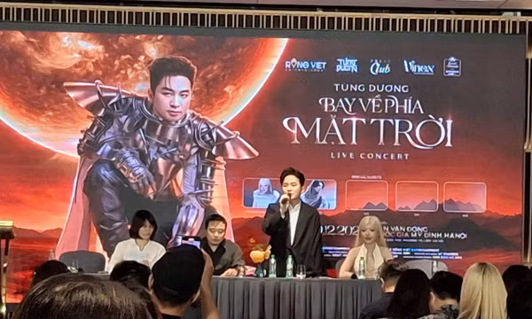 Tùng Dương làm live concert 'bay về phía Mặt Trời' ở Mỹ Đình