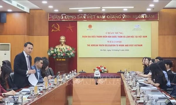 Việt Nam - Hàn Quốc thúc đẩy hợp tác, phát huy vai trò thanh niên