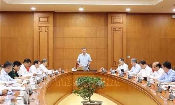 Tổng Bí thư, Chủ tịch nước chủ trì làm việc về giải quyết các vụ án dân sự, hành chính