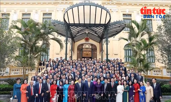 Tổng Bí thư, Chủ tịch nước Tô Lâm và các đại biểu tham dự. Ảnh: Thống Nhất/TTXVN