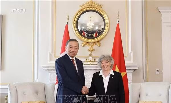Tổng Bí thư, Chủ tịch nước Tô Lâm hội kiến với Toàn quyền Canada 