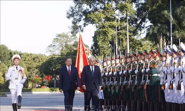 Tổng Bí thư, Chủ tịch nước Tô Lâm chủ trì Lễ đón Tổng thống Panama