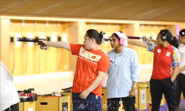 ASIAD 2026: Xạ thủ Thùy Trang vào Top 6 cá nhân Súng ngắn hơi nữ
