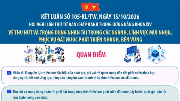 Kết luận số 105-KL/TW về thu hút và trọng dụng nhân tài