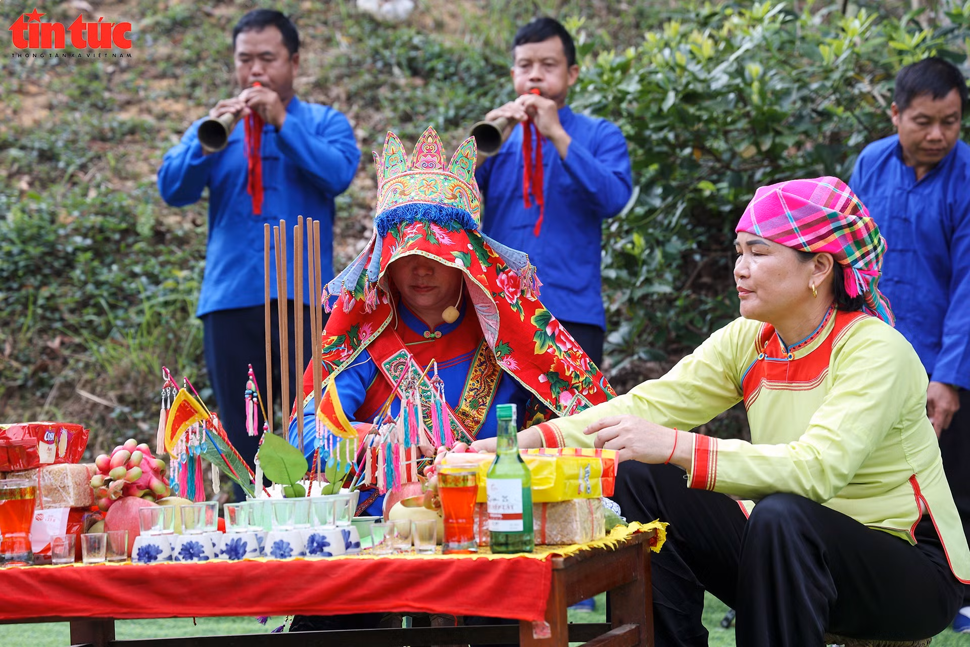 Người Giáy gìn giữ tín ngưỡng cúng rừng truyền thống