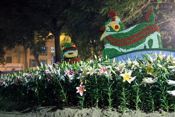 Lễ hội hoa HN 2012: Tan hội nhưng không nát hoa ảnh 6