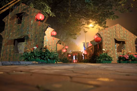 Lễ hội hoa HN 2012: Tan hội nhưng không nát hoa ảnh 11