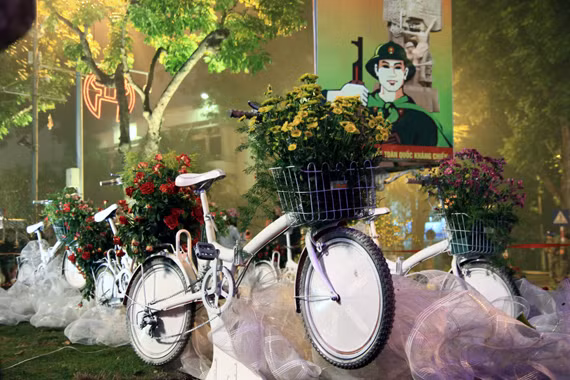 Lễ hội hoa HN 2012: Tan hội nhưng không nát hoa ảnh 9