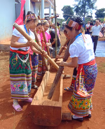 Đặc sắc lễ hội mừng lúa mới của đồng bào Thái ảnh 5