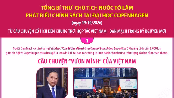 Tổng Bí thư, Chủ tịch nước Tô Lâm phát biểu chính sách tại Đại học Copenhagen