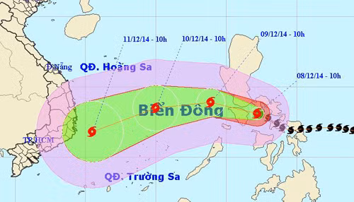 Thành lập 3 đoàn kiểm tra công tác ứng phó bão Hagupit ảnh 1