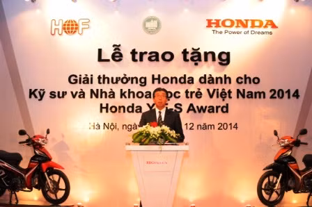 Honda Việt Nam trao giải thưởng cho kỹ sư và nhà khoa học trẻ ảnh 1