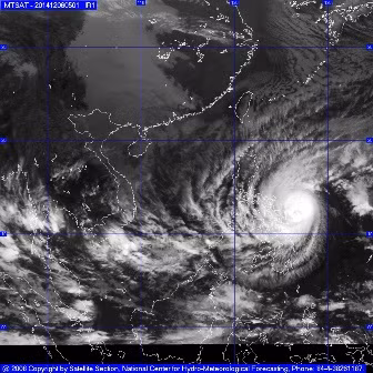 Tin bão Hagupit gần Biển Đông ảnh 1