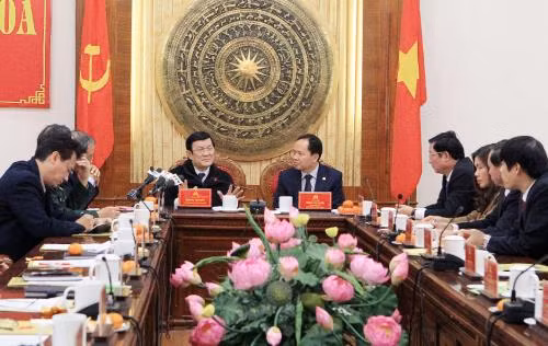Chủ tịch nước thăm và làm việc tại Thanh Hóa ảnh 1