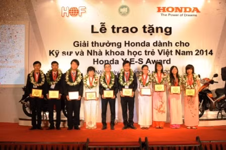 Honda Việt Nam trao giải thưởng cho kỹ sư và nhà khoa học trẻ ảnh 2