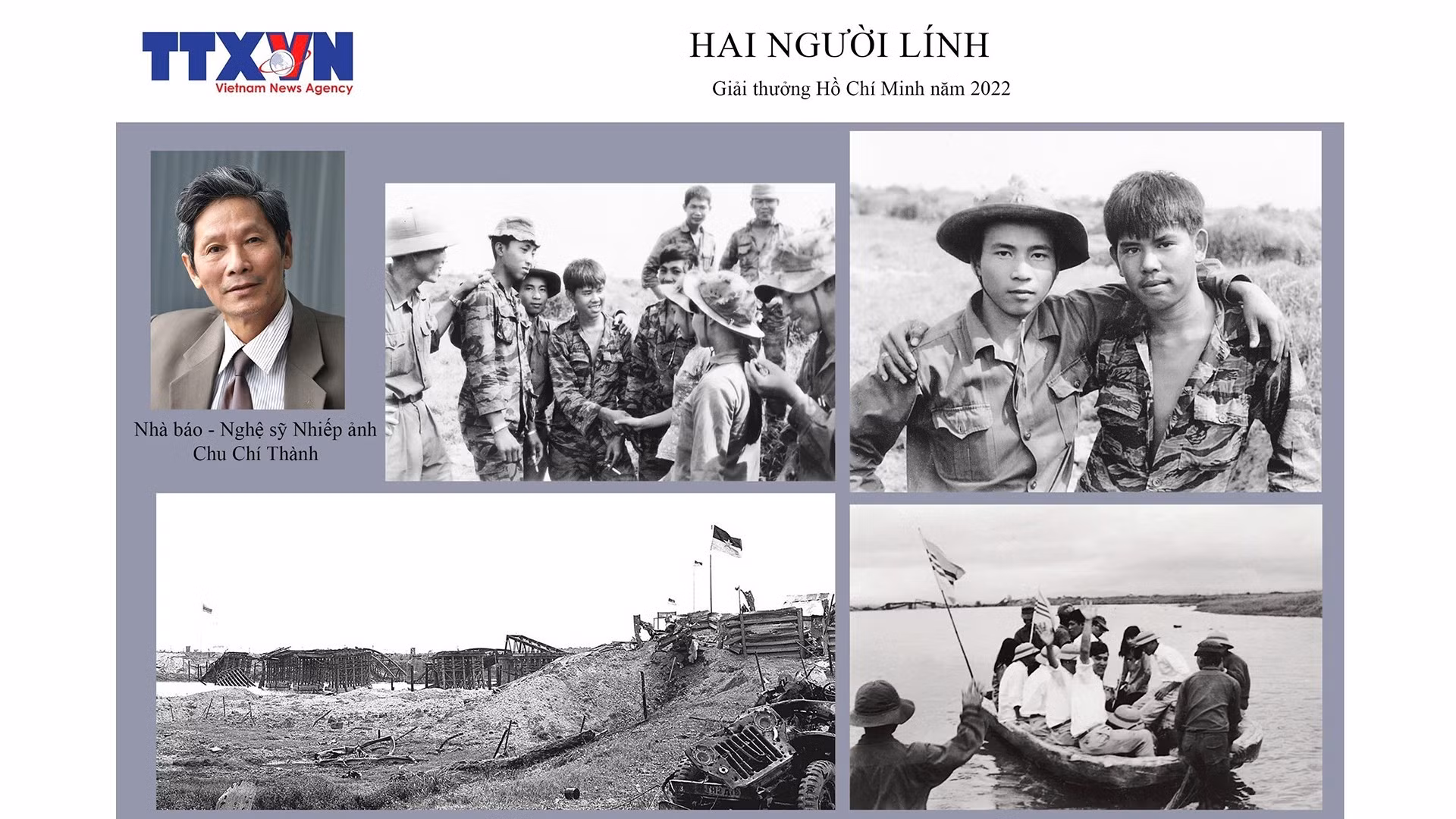 Bức ảnh 'Hai người lính' - biểu tượng hoà bình