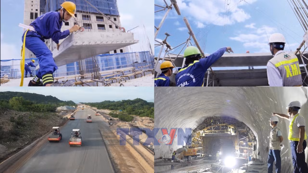 Nhịp đập công trường, khát vọng phát triển đất nước