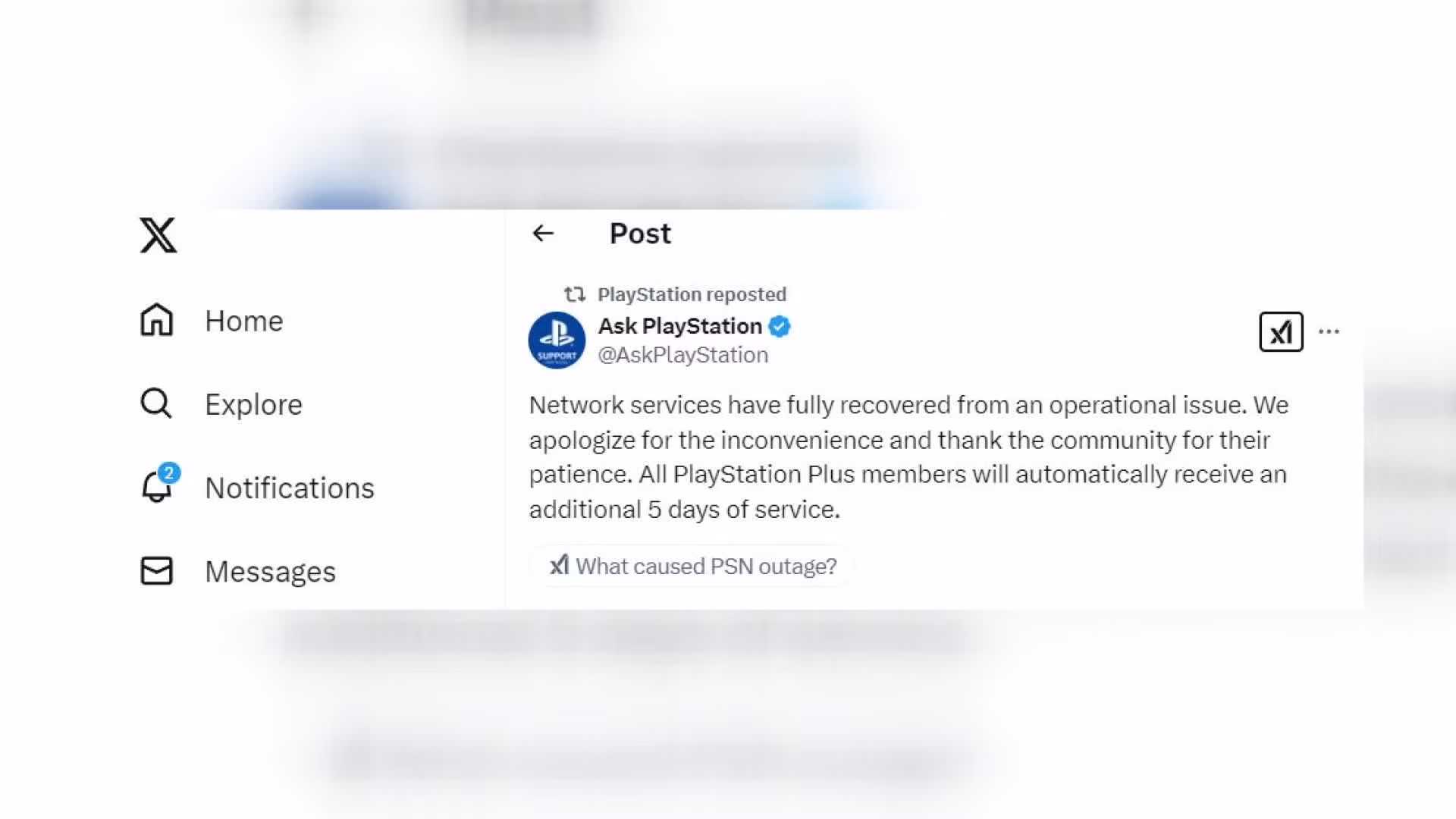 PlayStation Network khôi phục hoạt động sau 1 ngày gián đoạn