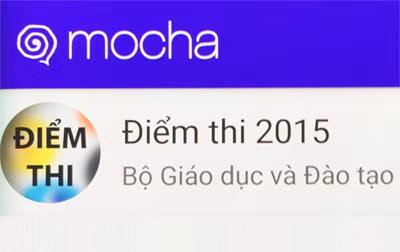  Tra cứu điểm thi nhanh với ứng dụng Mocha Messenger ảnh 1