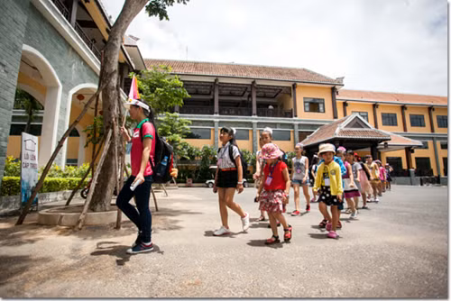 "Búp sen hồng" khám phá Bà Nà Hills ảnh 2