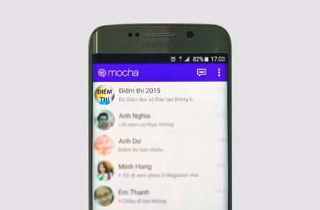 Tra cứu điểm thi nhanh với ứng dụng Mocha Messenger ảnh 2