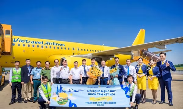 Vietravel Airlines khai thác 2 đường bay mới TP HCM - Thanh Hóa/Hải Phòng
