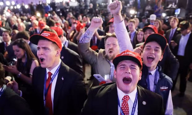 Người ủng hộ ông Trump reo mừng với chiến thắng tại Ohio. Ảnh: Getty Images