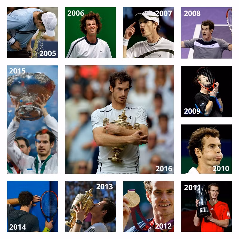 Andy Murray vươn lên ngôi số 1 trong thời đại của Federer, Nadal và Djokovic ảnh 3