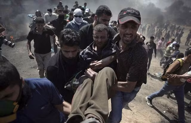 Gaza mịt mù khói lửa trong ngày 'đẫm máu' nhất 4 năm qua ảnh 2