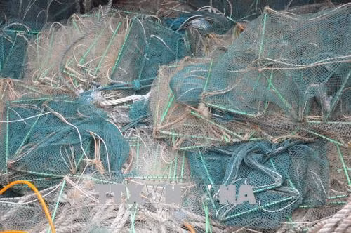  Thu giữ, tiêu huỷ 300 bộ lồng bát quái khai thác thủy sản trái phép ảnh 2