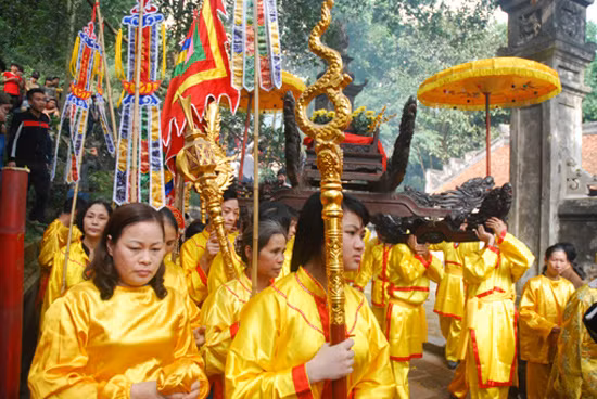 Hội Gióng đền Sóc tưng bừng khai mạc ảnh 6