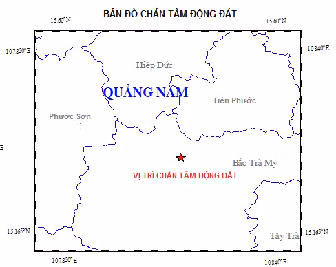 Liên tục xảy ra rung chấn tại huyện Bắc Trà My, Quảng Nam ảnh 1