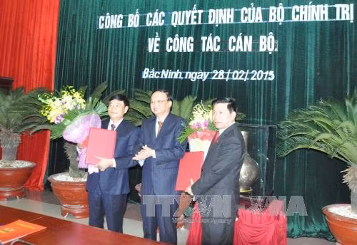 Trao quyết định của Bộ Chính trị về nhân sự tỉnh Bắc Ninh ảnh 1