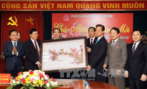 Thủ tướng chúc Tết Ngân hàng Chính sách xã hội ảnh 1