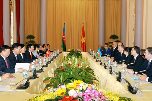 Chủ tịch nước hội đàm với Tổng thống Azerbaijan ảnh 1