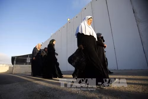 Israel xây rào bê tông ngầm bao vây Dải Gaza ảnh 1