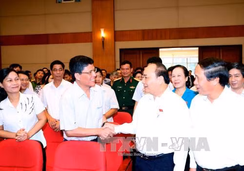 Thủ tướng Nguyễn Xuân Phúc tiếp xúc cử tri Hải Phòng ảnh 2