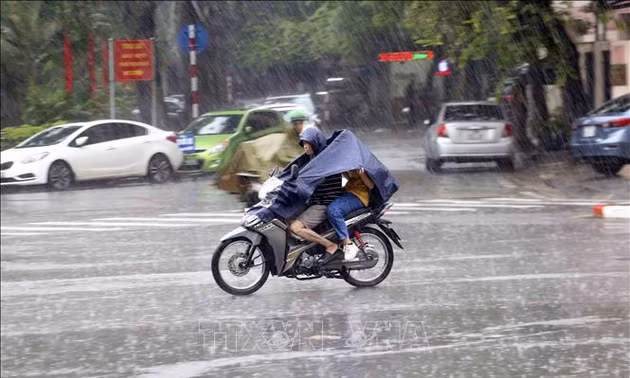 Từ đêm 17/9, mưa khu vực Bắc Bộ, Thanh Hóa và Nghệ An giảm dần